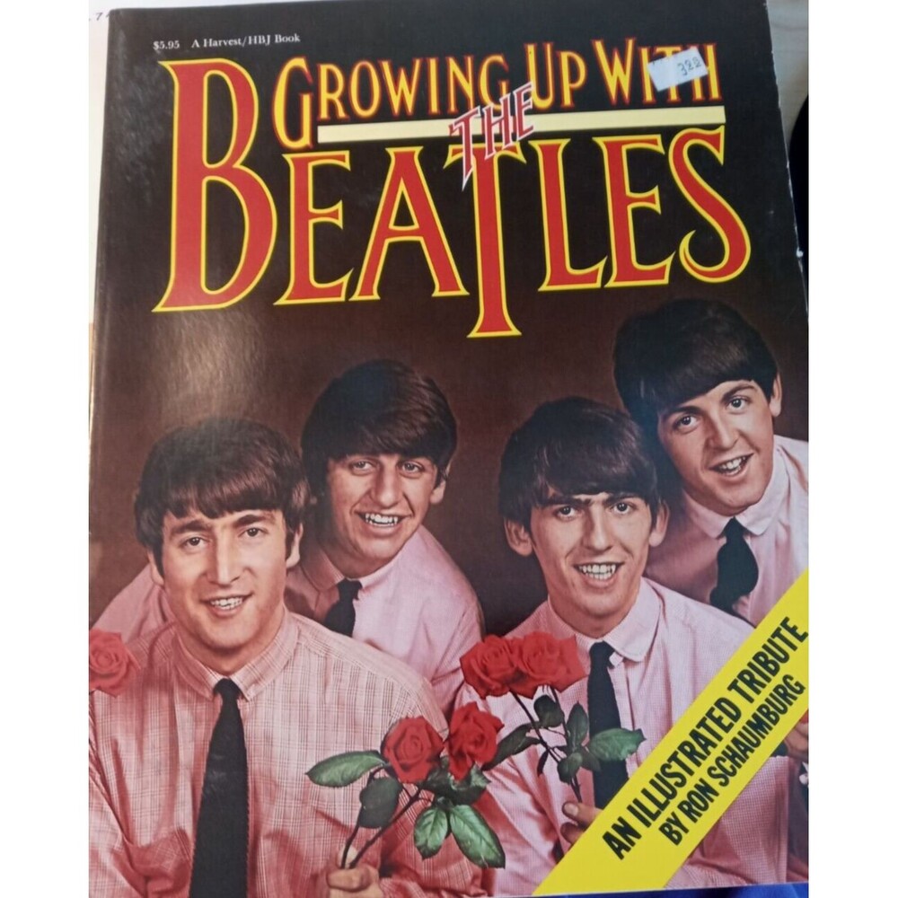 Growing Up with the Beatles  Illustrated Tribute by Ron Schaumburg Excellent